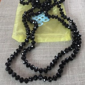 NWT! Lulu Avenue Faceted Bead Long Necklace
